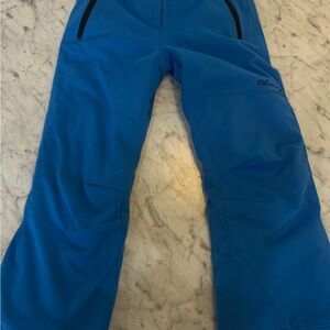 Obermeyer Bright Blue Juniors Ski Jacket with Striped Interior Label